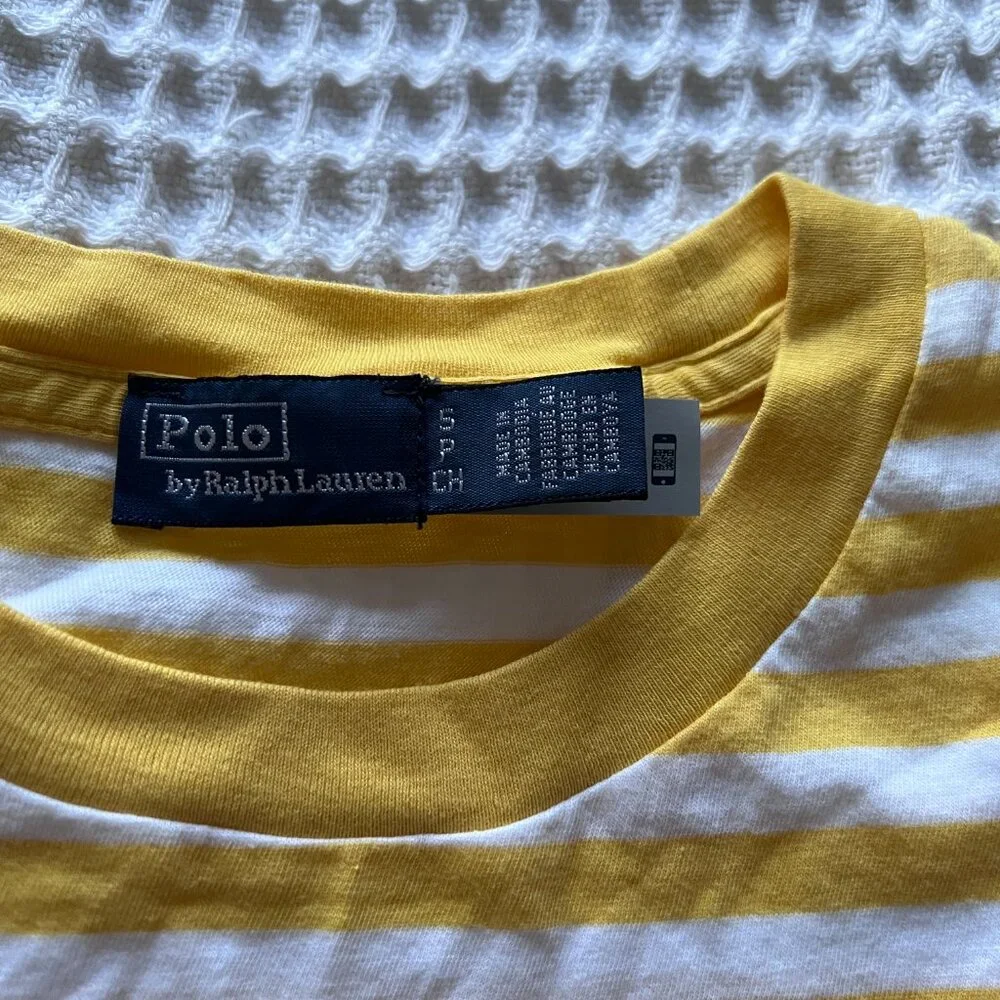 NWOT Polo Ralph Lauren Striped Polo Pony-Embroidered T-shirt - Picture 6 of 9